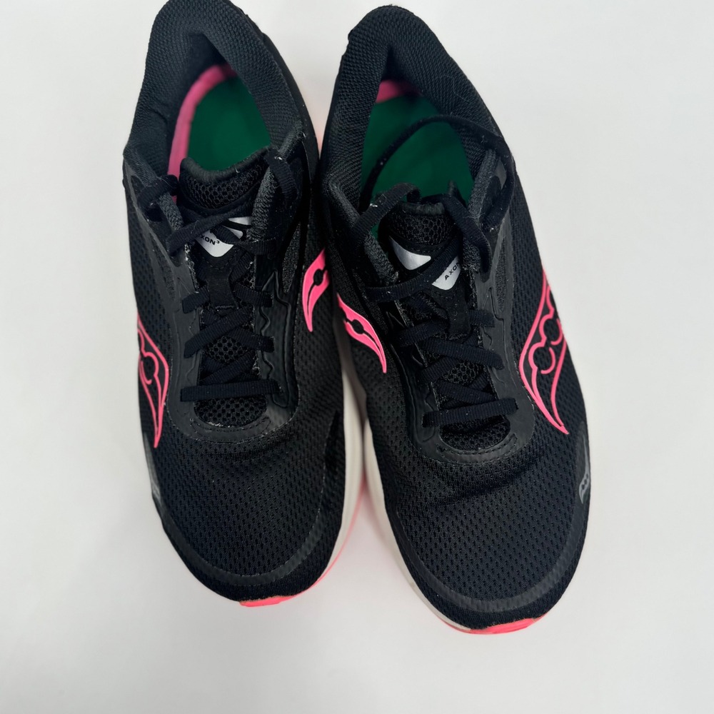 Saucony Axon 3 Women's Running Shoes Black Pink Size‎ 9 Lightweight - Picture 8 of 10
